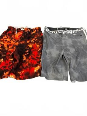 Boys Lot of 2 Swim Trunks XL - Includes 1 Pair of Hurley
